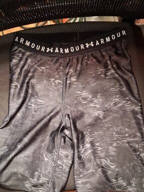Under Armour Black & Gray Performance Compression Shorts